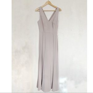 Bella Bridesmaid | Taupe Gown